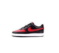 NIKE Men's Court Vision Low Sneaker, Black University Red White, 9 UK