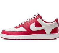NIKE Men's Court Vision Low Sneaker, Gym Red Summit White, 9.5 UK