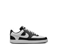Nike Mens Court Vision Low Trainers, Black/White, Size 9, Men Black/White