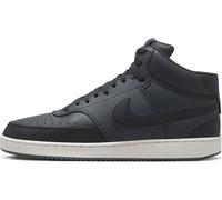 NIKE Mens Court Vision Mid Nn Sneaker, Dark Smoke Gray Off Noir Racer Blue Black, 9 UK