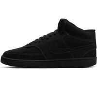 Nike Men's Court Vision Mid Sneaker, Black/Black/Black, 7 UK