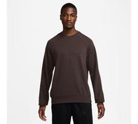 Nike Mens Crew Neck Long Sleeve Raglan Sweatshirt in Baroque Brown/B