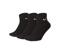 NIKE Mens Cushion Socks, Black (Black/White), 3-5 EU