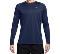 Nike Men's Dfadv Stride Long Sleeve Shirt, Midnight Navy/Reflective Silv, M
