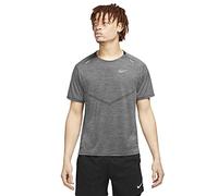 NIKE Men's Dfadv Techknit Ultra T-Shirt, Black/Iron Grey/Reflective SIL, M