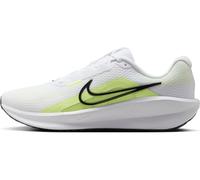 NIKE Men's Downshifter 13 Sneaker, White Black Lt Lemon Twist Volt, 10.5 UK
