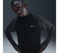 Nike Men's Dri-FIT 1/2-Zip Running Top With Reflective Design Accents - Black - Polyester XXL