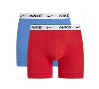 NIKE Men's Dri-Fit 2PK Boxer Briefs - Pack of 2, Star Blue/Uni Red/White Wb, L