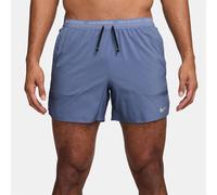 Nike Mens Dri FIT 5 Brief Lined Running Shorts in World Indigo - Blue - Size X-Small
