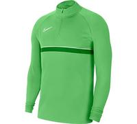 NIKE Men's Dri-fit Academy 21 Training Sweatshirt, Lt Green Spark/White/Pine Green/White, M UK