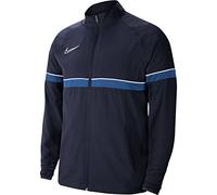 NIKE Men's Dri-fit Academy Track Jacket, Obsidian/White/Royal Blue/White, S UK