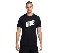 Nike Mens Dri-fit Bold Logo Black T-shirt - Size Medium