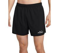 Nike Men's Dri-FIT Challenger 5 Brief-Lined Flash Shorts, Black/Reflective Silver, S