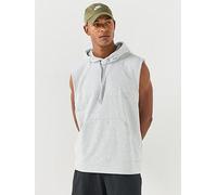 Nike Mens Dri-FIT N.A.C. Training Sleeveless Hoodie, Lt Smoke Grey/Htr/Clear, Size M, Men Lt Smoke Grey/Htr/Clear