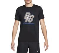 Nike Mens Dri-fit Rise 365 Black T-shirt - Size X-Large