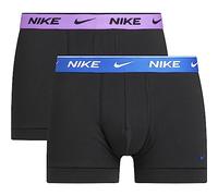 Nike Men's Dri-Fit Trunk 2PK Boxer Briefs Trunk (L, Black/Hyper Royal WB/Fuchsia Dream)