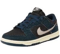 NIKE Men's Dunk Low Sneaker, Armory Navy College Grey Black, 8 UK