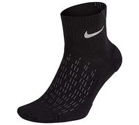 Nike Men's Elite Cushioned Ankle Running Socks , Black/Reflective, 38-40 EU, 5.5-6.5 UK