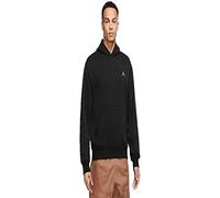 NIKE Men's Ess FLC Hoodie, Black/White, M