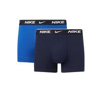 NIKE Men's Essential Cotton Stretch Trunks, 2-Pack, Dark Blue, XS