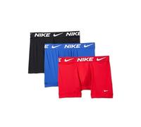 Nike mens Essential Micro Stretch Boxer Brief Underwear (3-pack), University Red/Game Royal/Black, L
