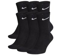 Nike Men Cush Crew Socks (pair Of 3) - Black/White, Large/Size UK 8 - 11