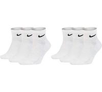 Nike Men's Everyday Cushioned Crew Training Socks (6 Pairs), 100 white., L