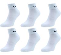 Nike Everyday Lightweight Training Ankle Socks (3 Pairs) - White 5-8