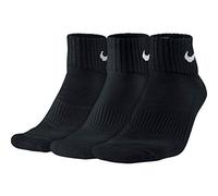 Nike Men's Everyday Lightweight Crew Training Socks, 3 Pairs, black/white, L = 42 - 46