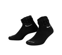 Nike Men's Everyday Polyester Ankle Socks in Black | Size: Medium Nike Black M