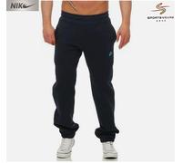Nike Mens Navy 586031 Heavy Fleece Tracksuit Bottoms Size M