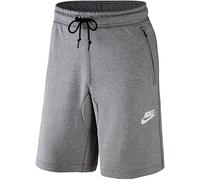 Nike Mens Fleece Shorts Grey With Zip Pockets Cotton - Size Small