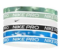 Nike Men's Flex Classic Headbands Printed 6 Pack Headbands Running Fitness Training Sports Hairband Set Elastic, Steam/Lt Photo Blue/White, One Size