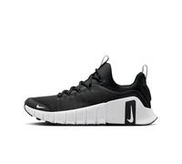 Nike Men's Workout Shoes Free Metcon 6 – Cross-Training, Black/White, Size 6.5