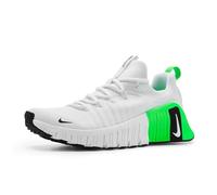 Nike Men's Free Metcon 6 Workout Shoes, White/Black/Green Strike/Black, 10.5