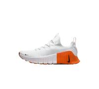 Nike Men's Free Metcon 6 Workout Shoes, White/Black/Safety Orange, 8