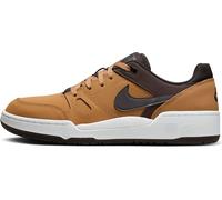 NIKE Men's Full Force LO PRM Sneaker, Flax Velvet Brown Baroque Brown White, 11 UK