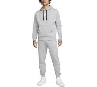 Nike Sportswear Sport Essential Mens Fleece Hooded Tracksuit Grey/White Cotton - Size X-Large