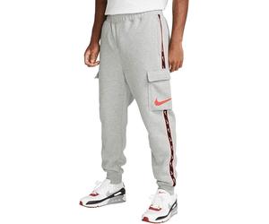 NIKE Men's Grey & Black Sportswear Repeat Fleece Cargo Joggers XL BNWT C2139