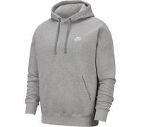 NIKE Mens Grey & White Sportswear Club Fleece Hoodie Size Medium BNWT C1051