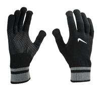 Nike Mens Gripped Knitted Gloves - Black - L - Black - 95% Acrylic/5% Spandex