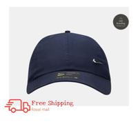 Nike metal swoosh cap in navy