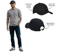 Nike Men's Heritage Swoosh Metal Cap Baseball Golf Adjustable Sports Hat