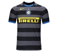 NIKE Men's Inter M Nk Brt Stad Jsy 3r T shirt, Dark Grey/(Tour Yellow) (Full Sponsor), L UK
