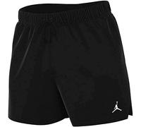 NIKE Men's J Ess Flc Shorts, 010 Black/White, L UK