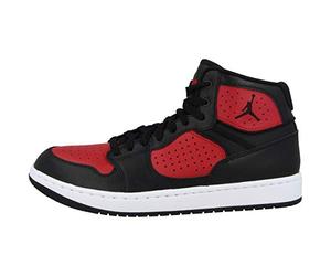 Nike Men's Jordan Access Track and Field Shoe, Multicolour Black Gym Red White 006, 8.5 UK