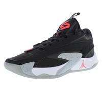 Nike Men's Jordan Luka 2 Basketball Shoe, Black/Bright Crimson, 12 UK