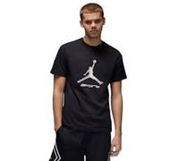 NIKE Men's Jordan Sport T-Shirt, Black/White, L