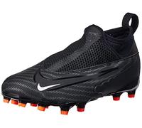 NIKE Men's Jr Phantom Gx Academy Df Fg/Mg Sneaker, Black Summit White Dk Smoke Grey, 2 UK