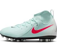 NIKE Men's Jr. Phantom Luna 2 Academy Oxford Flat, Mint Atomic Red Off Noir, 5.5 UK
